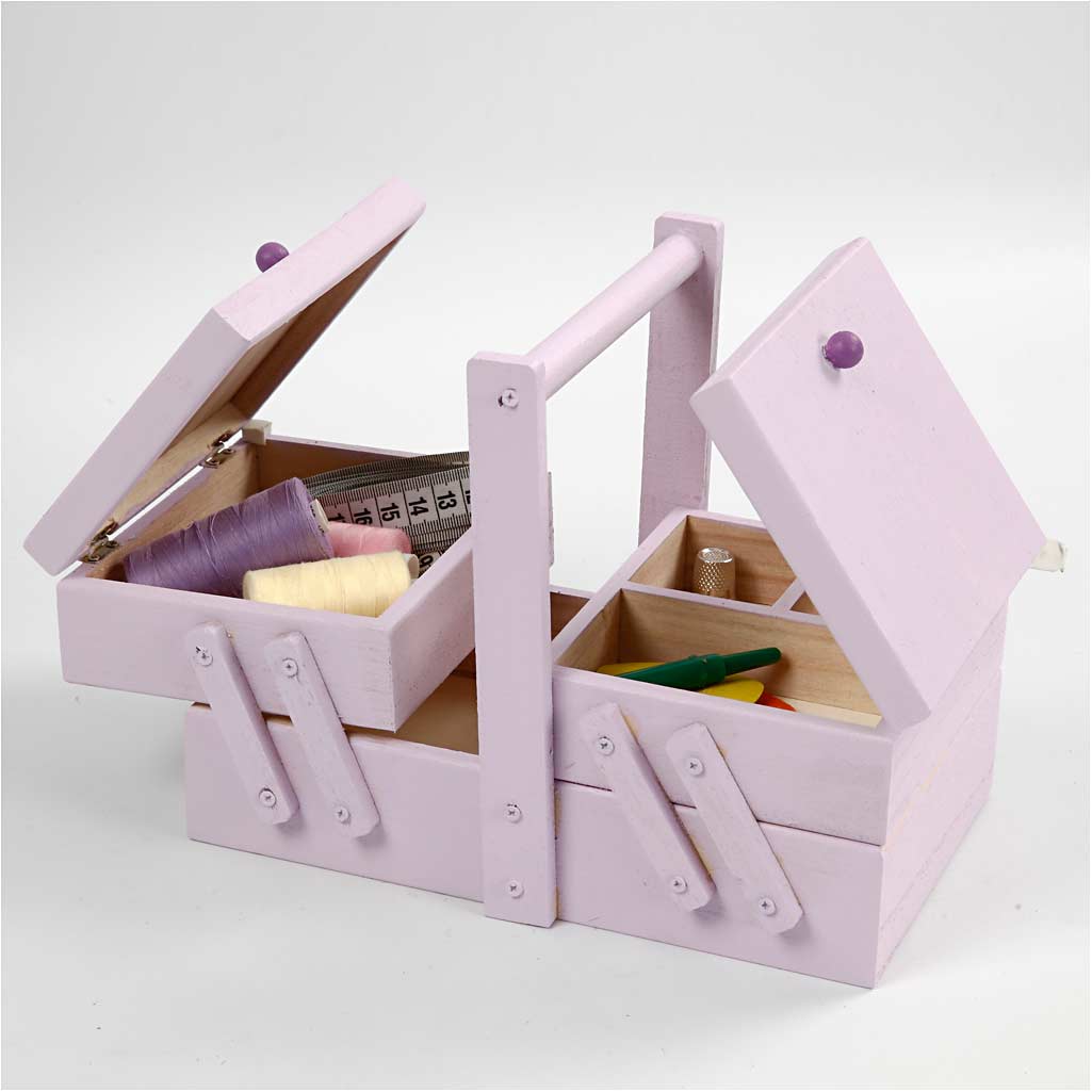 Nähkästchen, Größe 24x16,3x19 cm, 1 Stk [HOB-57770]