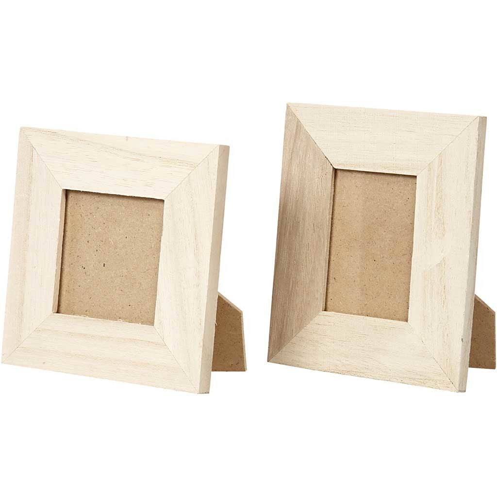 Aufstellrahmen aus Holz, Größe 10x10+9x11 cm, 80 Stk/ 1 Pck [HOB-57773]