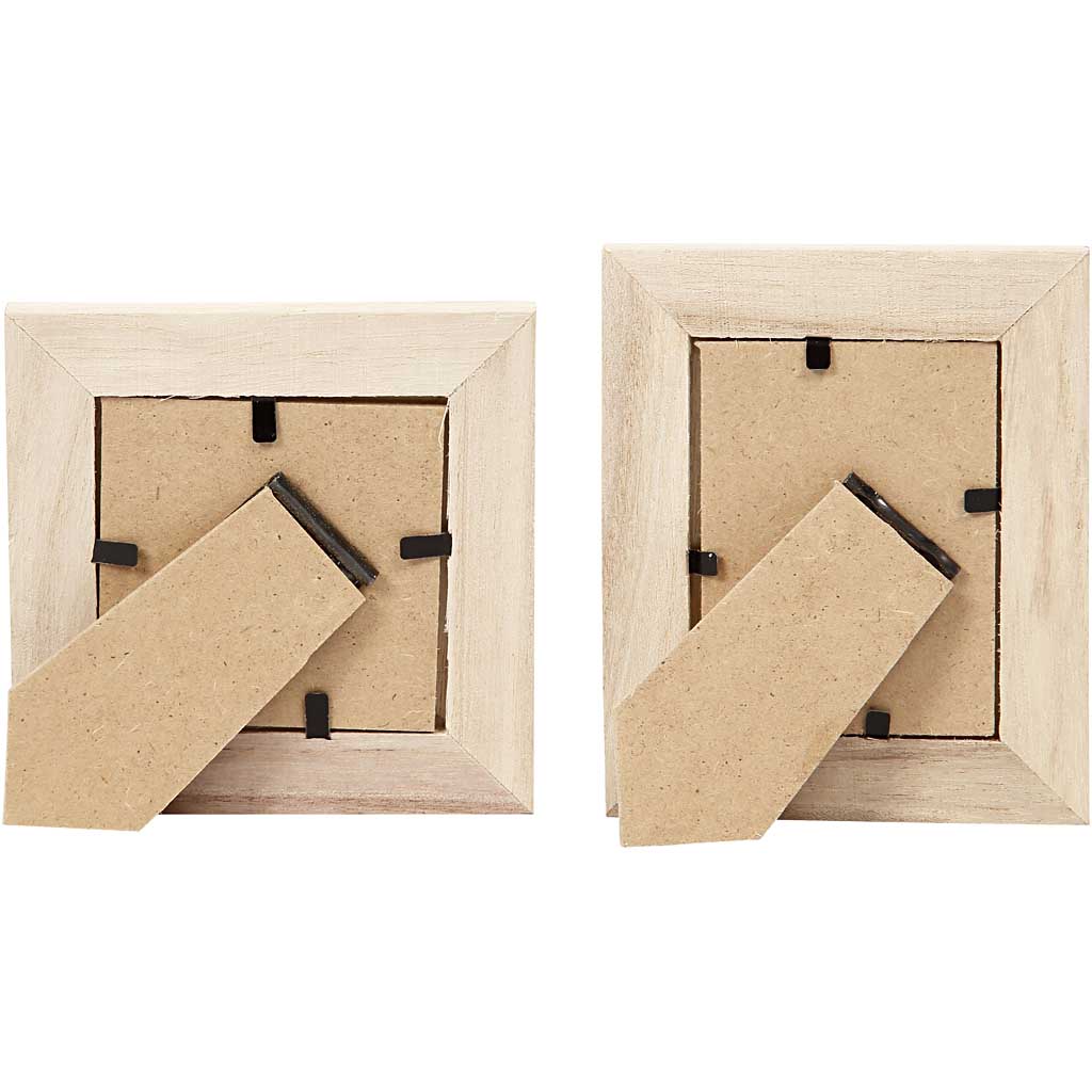Aufstellrahmen aus Holz, Größe 10x10+9x11 cm, 80 Stk/ 1 Pck [HOB-57773]