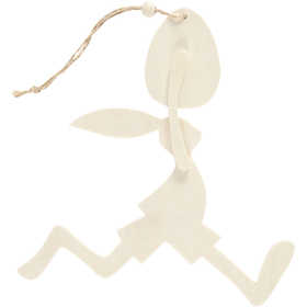 Hase mit Ei, H 18 cm, B 17 cm, 1 Set [HOB-57940]