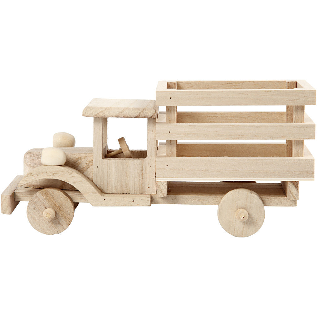 Lastwagen, H 11 cm, L 22 cm, B 7,5 cm, 1 Stk [HOB-57947]
