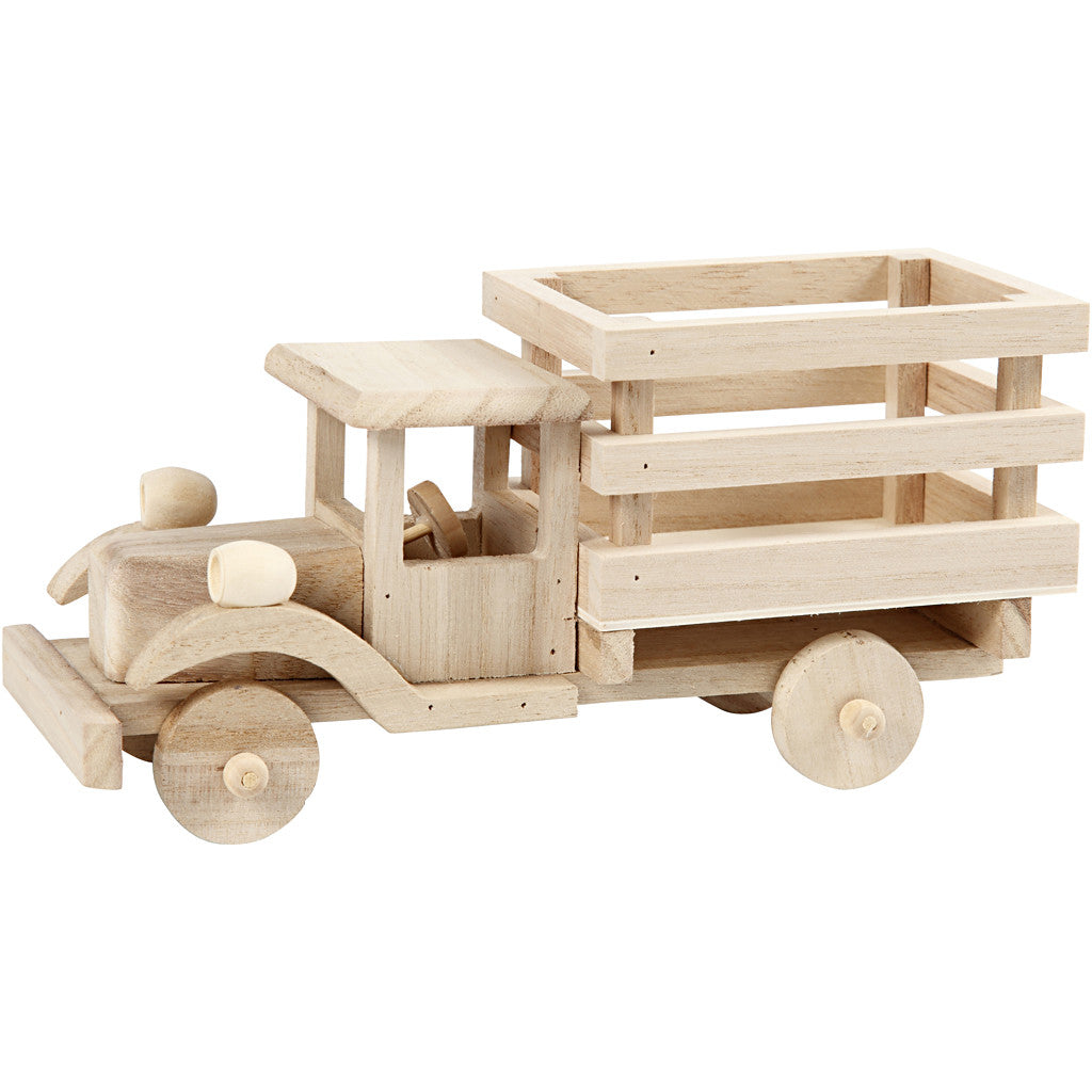 Lastwagen, H 11 cm, L 22 cm, B 7,5 cm, 1 Stk [HOB-57947]