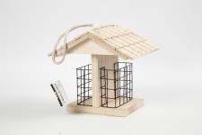 Vogelfutterstation, H 17.5 cm, L 11.6 cm, B 13,5 cm, 1 Stk [HOB-57955]