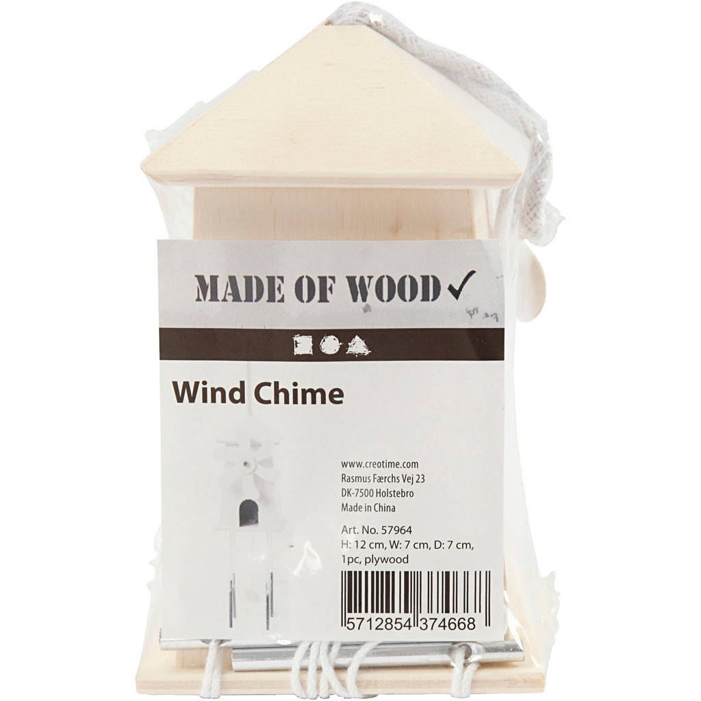 Windspiel, H 12 cm, T 7 cm, B 7 cm, 1 Stk [HOB-57964]