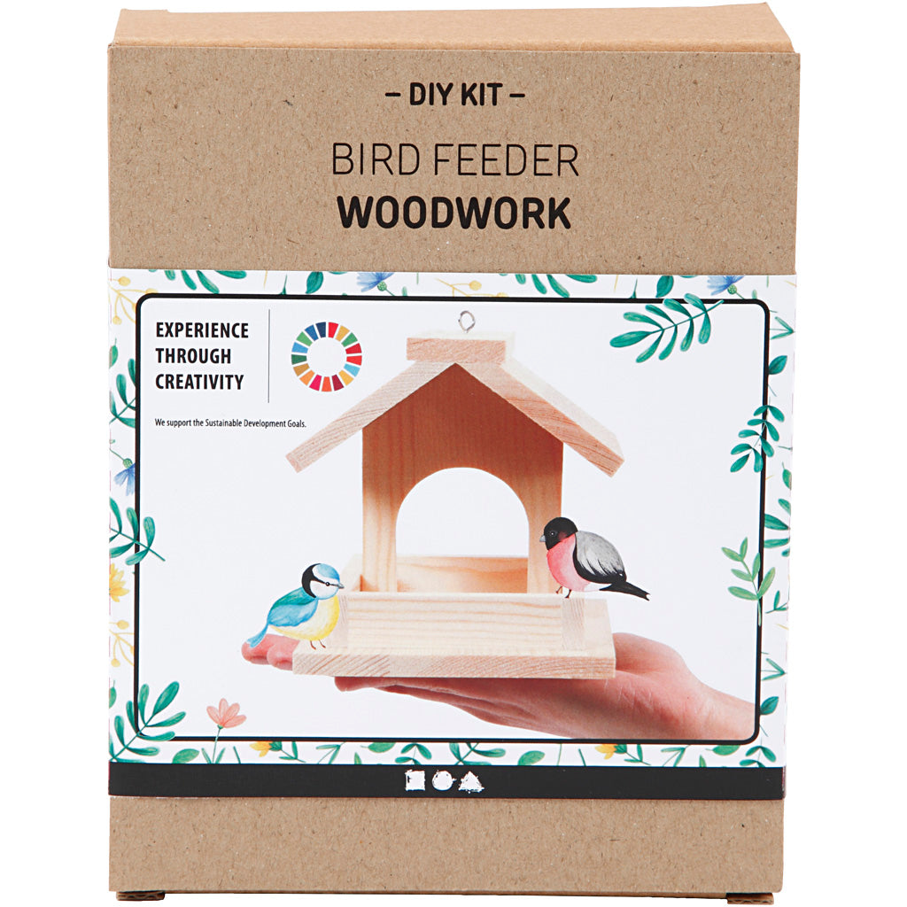 Vogelfutterspender, H 12,5 cm, T 14,5 cm, B 11,5 cm, 1 Stk [HOB-57968]