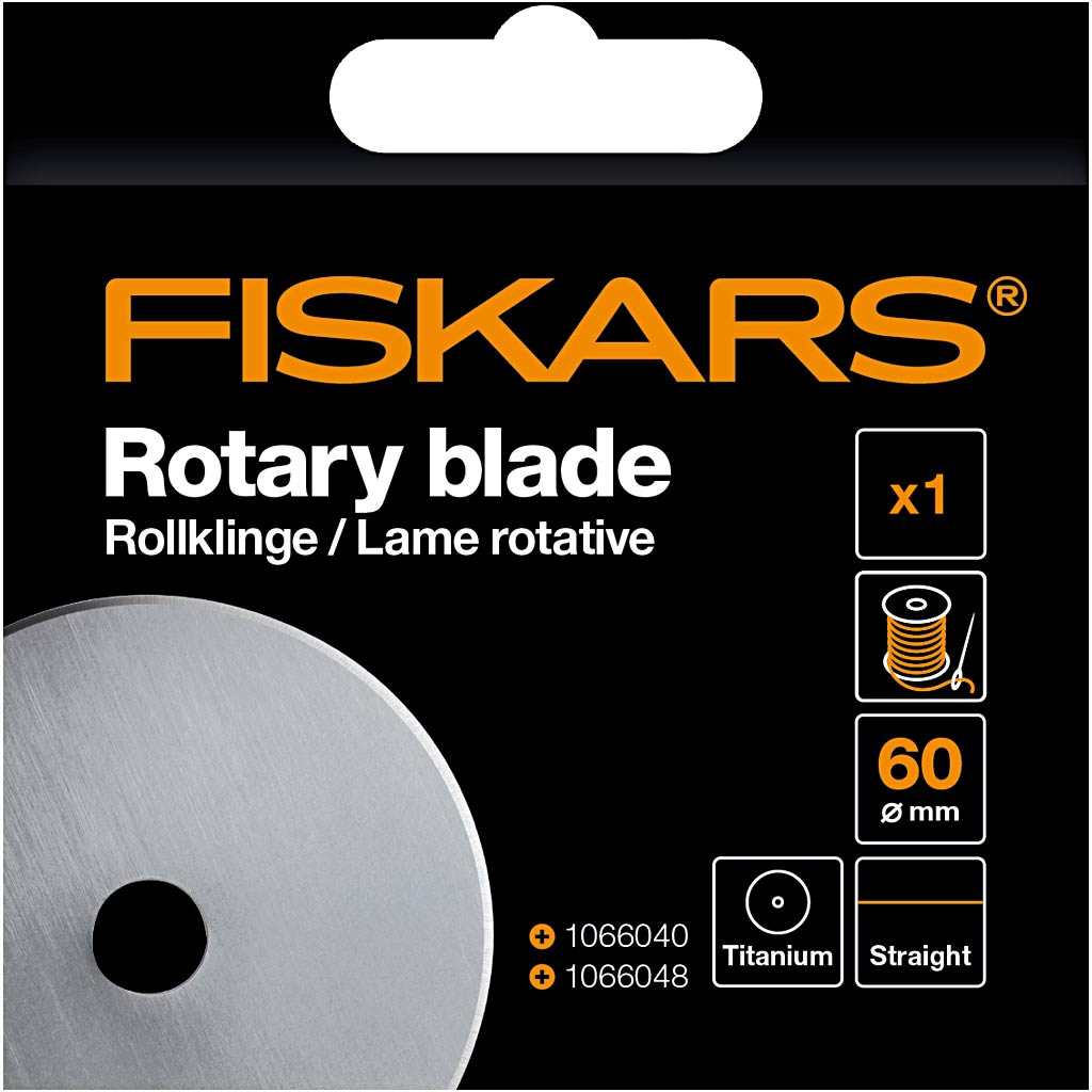 Fiskars Rotary Blade, dia. 60 mm