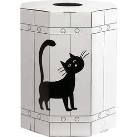 Karnevalsfass, H 39 cm, Schwarz, 1 Stk [HOB-59211]