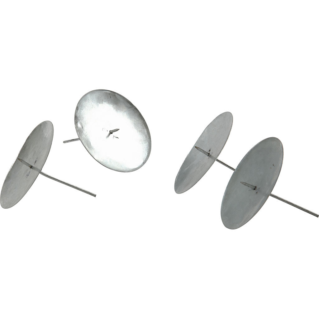 Adventskranz-Kerzenhalter, H 6 cm, D 7 cm, 4 Stk/ 1 Pck [HOB-593310]