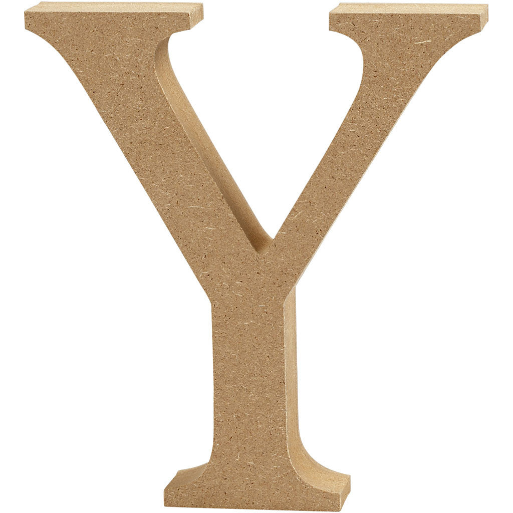 Letter, Y, H: 13 cm, thickness 2 cm