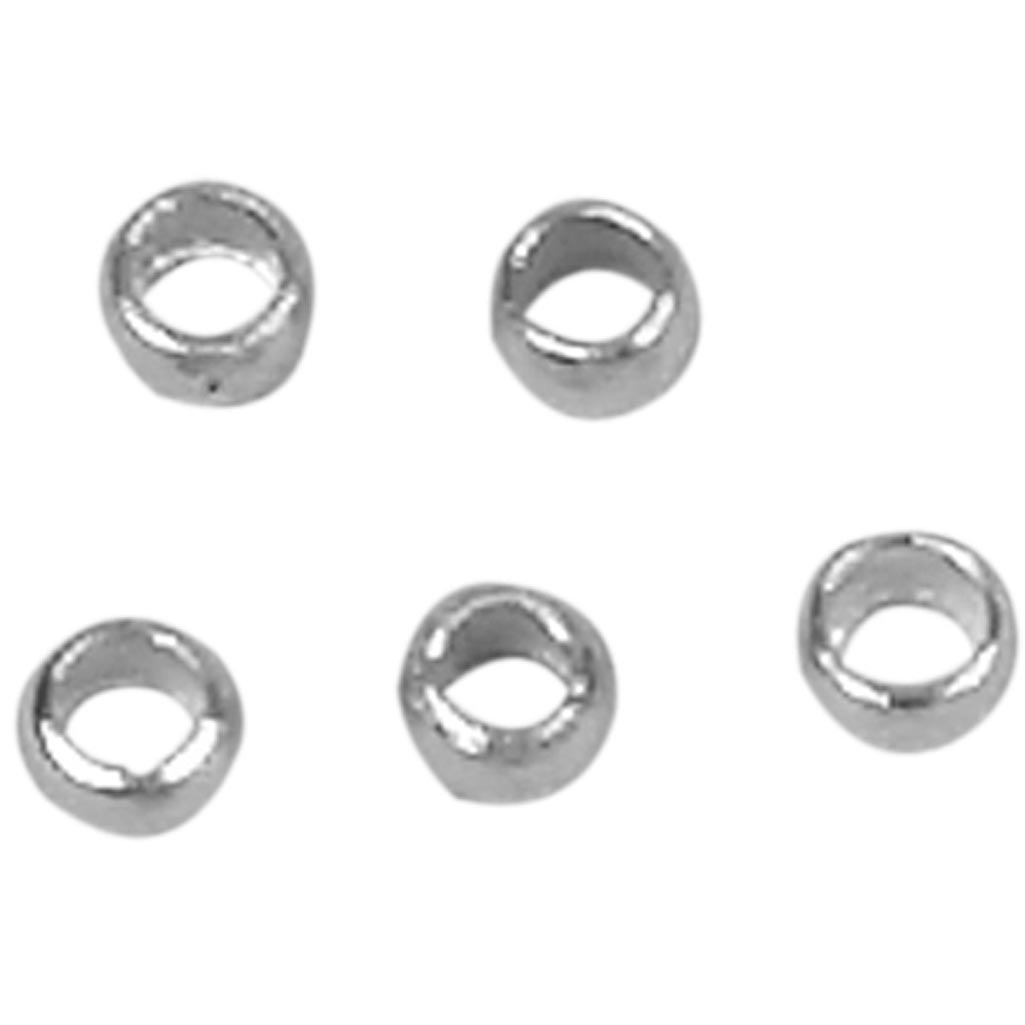 Quetschperlen, D 2 mm, Silber, 1000 Stk/ 1 Pck [HOB-60104]