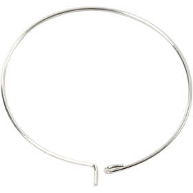 Creolen, D 30 mm, Versilbert, 6 Stk/ 1 Pck [HOB-60329]