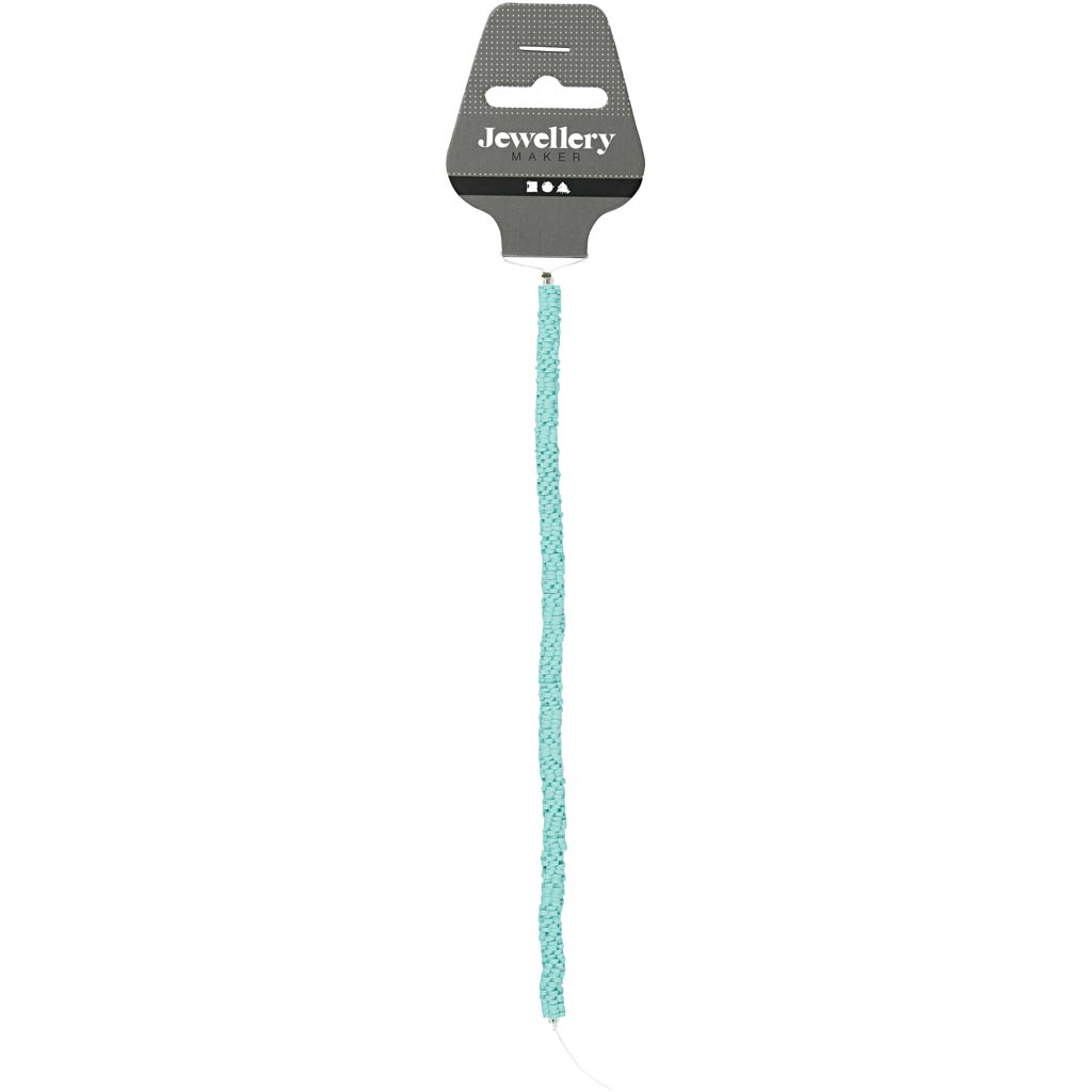 Tonperlen, D 5-6 mm, Lochgröße 2 mm, Grün, 145 Stk/ 1 Pck [HOB-61011]