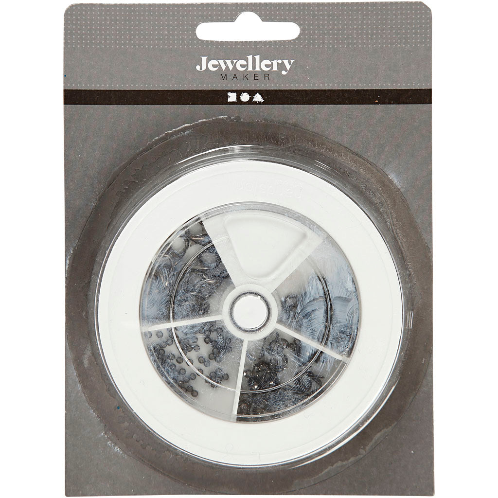 Starterset Schmuck, Metallic-Hellgrau, 1 Set [HOB-61272]