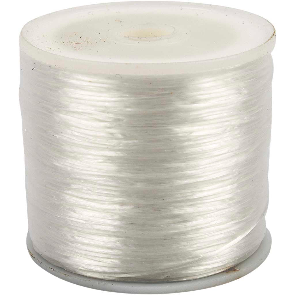 Elastic Cord, flat, thickness 1 mm, 100 m/ 1 roll
