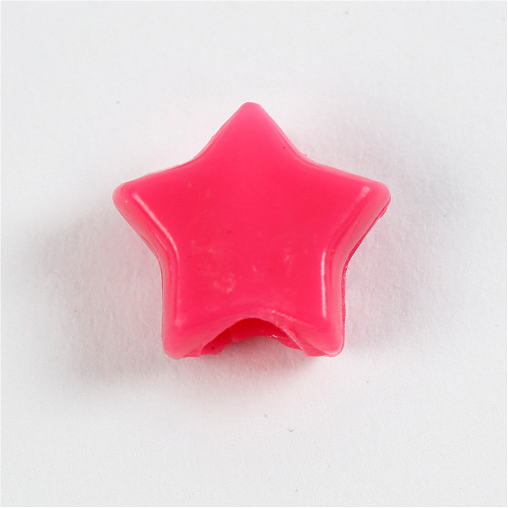 Kunststoffperlen-Mix Figuren, D 10 mm, Lochgröße 3,5 mm, ca. 1530 Stk, Sortierte Farben, 400 g, 700 ml/ 1 Dose [HOB-61774]