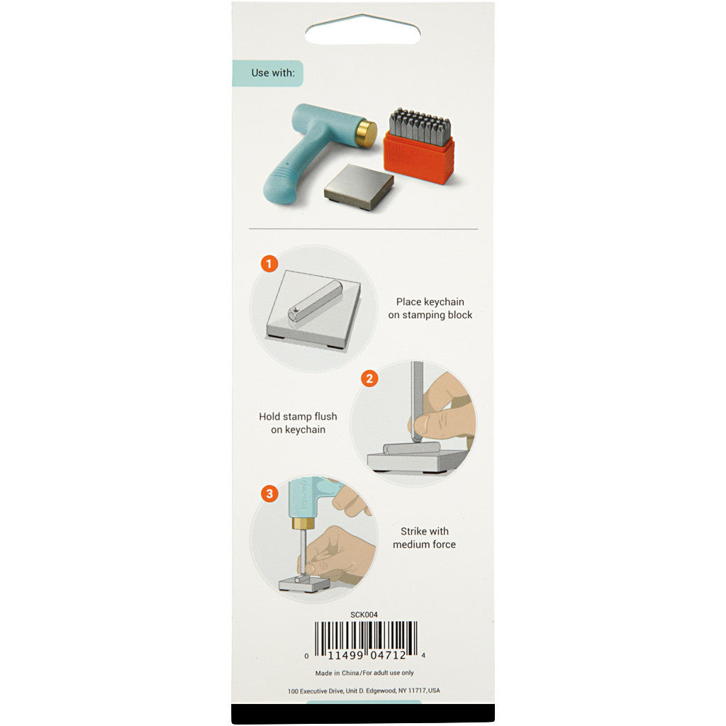 Schlüsselanhänger-Set, Größe 40x5 mm, 6 Stk/ 1 Pck [HOB-67544]