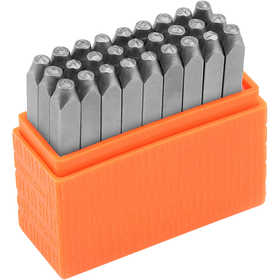 Prägestempel-Set, Großbuchstaben, Größe 3 mm, Schrifttype: Sans Serif , 27 Stk/ 1 Set [HOB-67564]