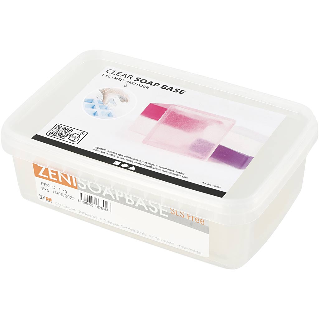 Transparente Seifenbasis, Transparent, 1 kg [HOB-70038]