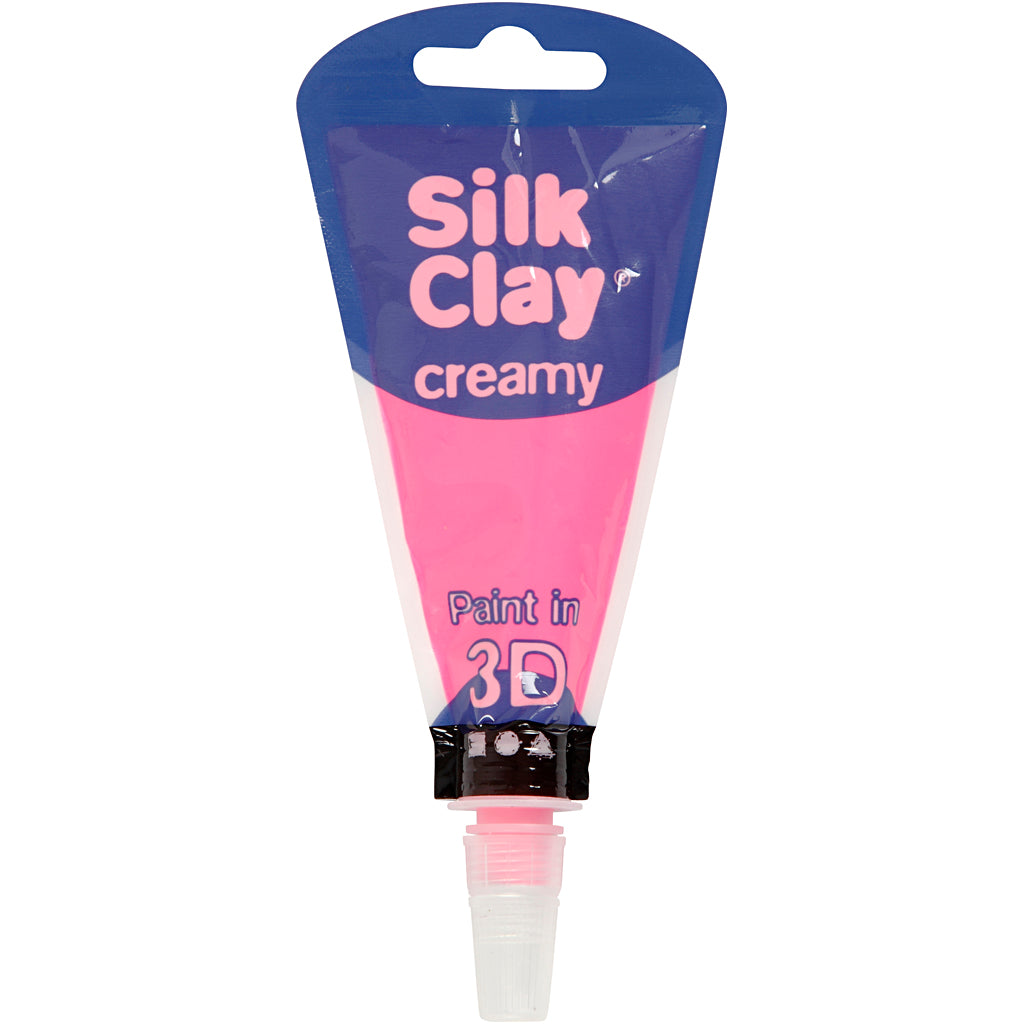 Silk Clay® Creamy, neon pink, 35 ml/ 1 pc