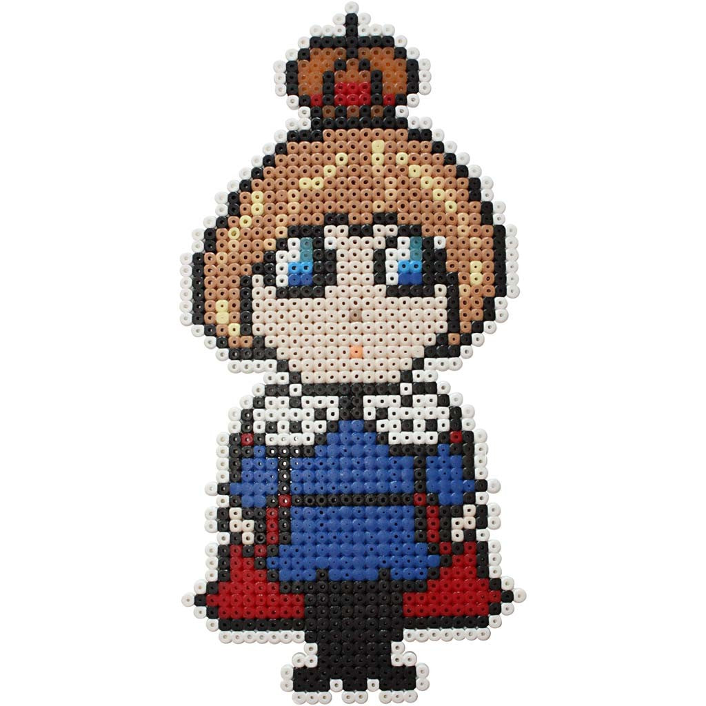 Steckplatte, Großes Quadrat, Größe 15x15 cm, medium, Transparent, 2 Stk/ 1 Pck [HOB-75309]