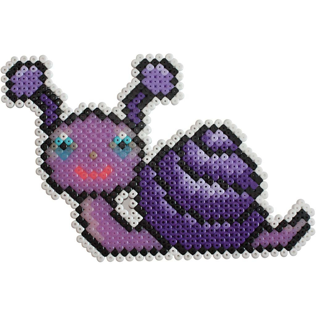 Steckplatte, Großes Quadrat, Größe 15x15 cm, medium, Transparent, 2 Stk/ 1 Pck [HOB-75309]