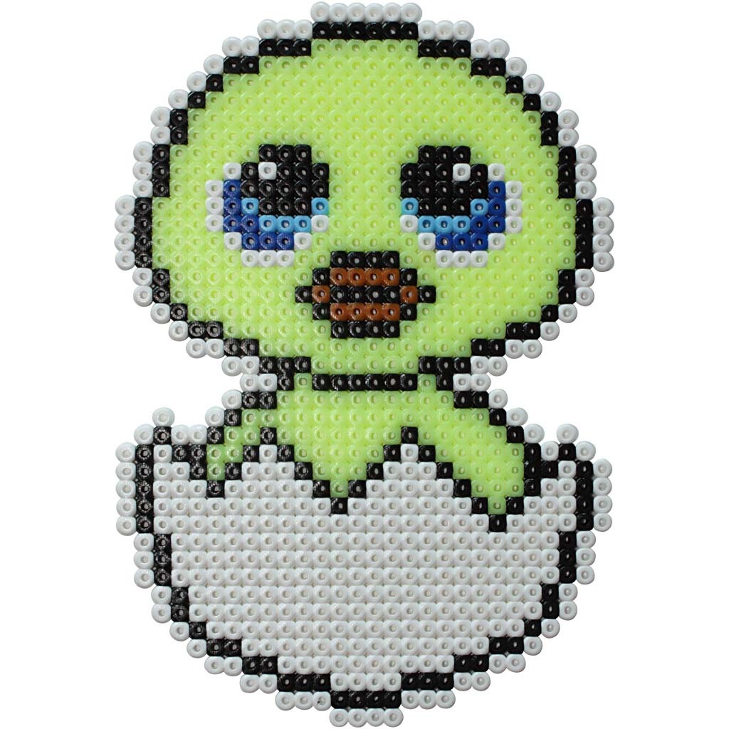 Steckplatte, Großes Quadrat, Größe 15x15 cm, medium, Transparent, 2 Stk/ 1 Pck [HOB-75309]