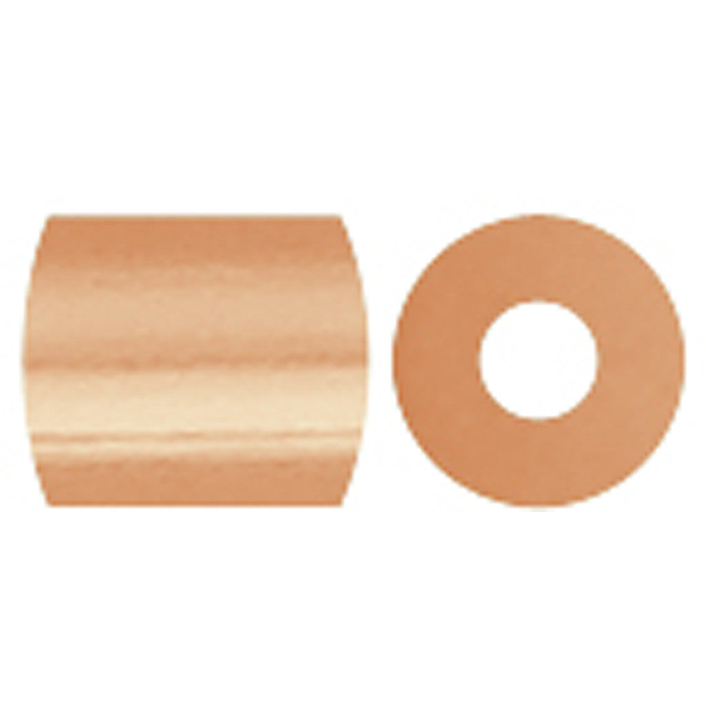 Fotoperlen, Größe 5x5 mm, Lochgröße 2,5 mm, medium, Hellbeige (7), 6000 Stk/ 1 Pck [HOB-75507]