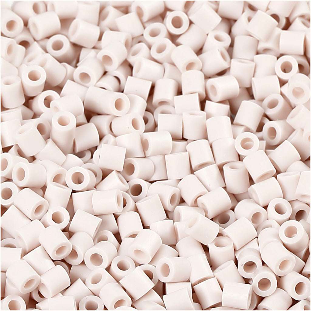 PhotoPearls, size 5x5 mm, hole size 2,5 mm, medium, light grey (10), 6000 pc