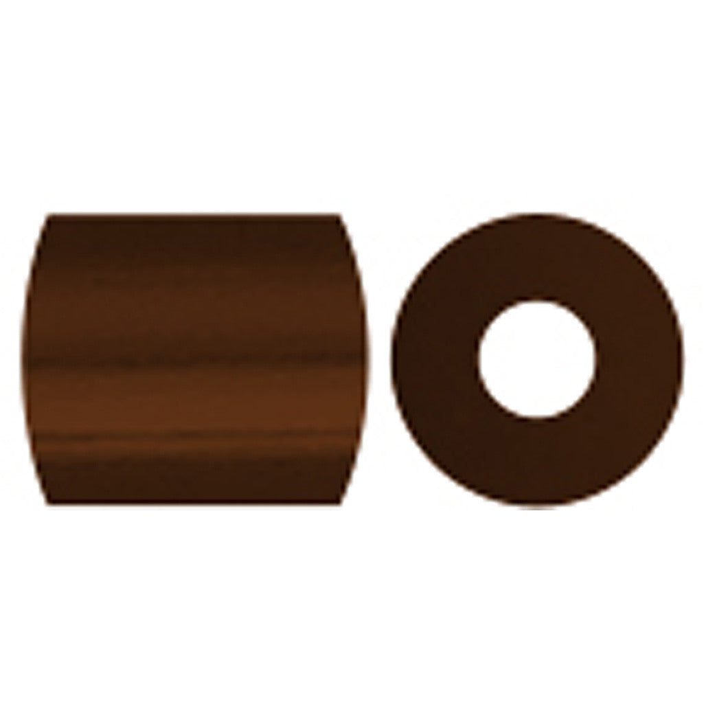 Fotoperlen, Größe 5x5 mm, Lochgröße 2,5 mm, medium, Dunkelbraun (2), 6000 Stk/ 1 Pck [HOB-75552]