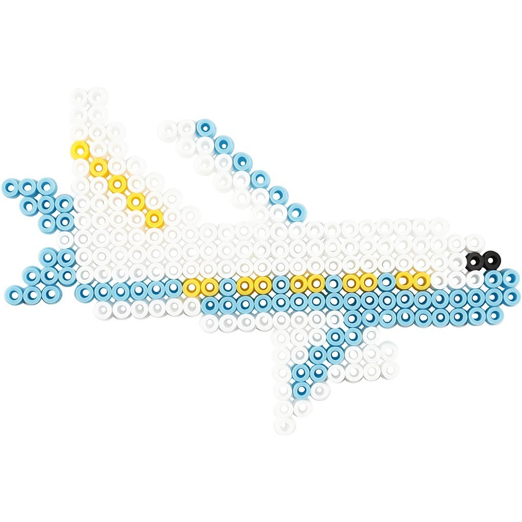 Steckplatten, Auto, Flugzeug, Boot, Traktor, Bus und Fahrrad, Größe 9x9,5+11x16 cm, medium, 6 Stk/ 1 Pck [HOB-75593]