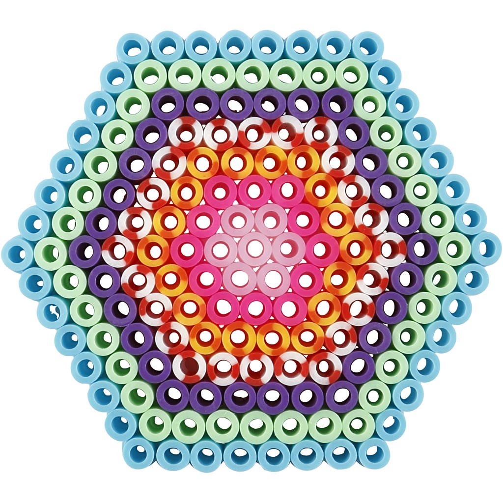 Steckplatten, Oval, Herz, Sechseck, Kreis, Quadrat und Stern, Größe 7x7,5-10,5x9,5 cm, medium, 6 Stk/ 1 Pck [HOB-75596]