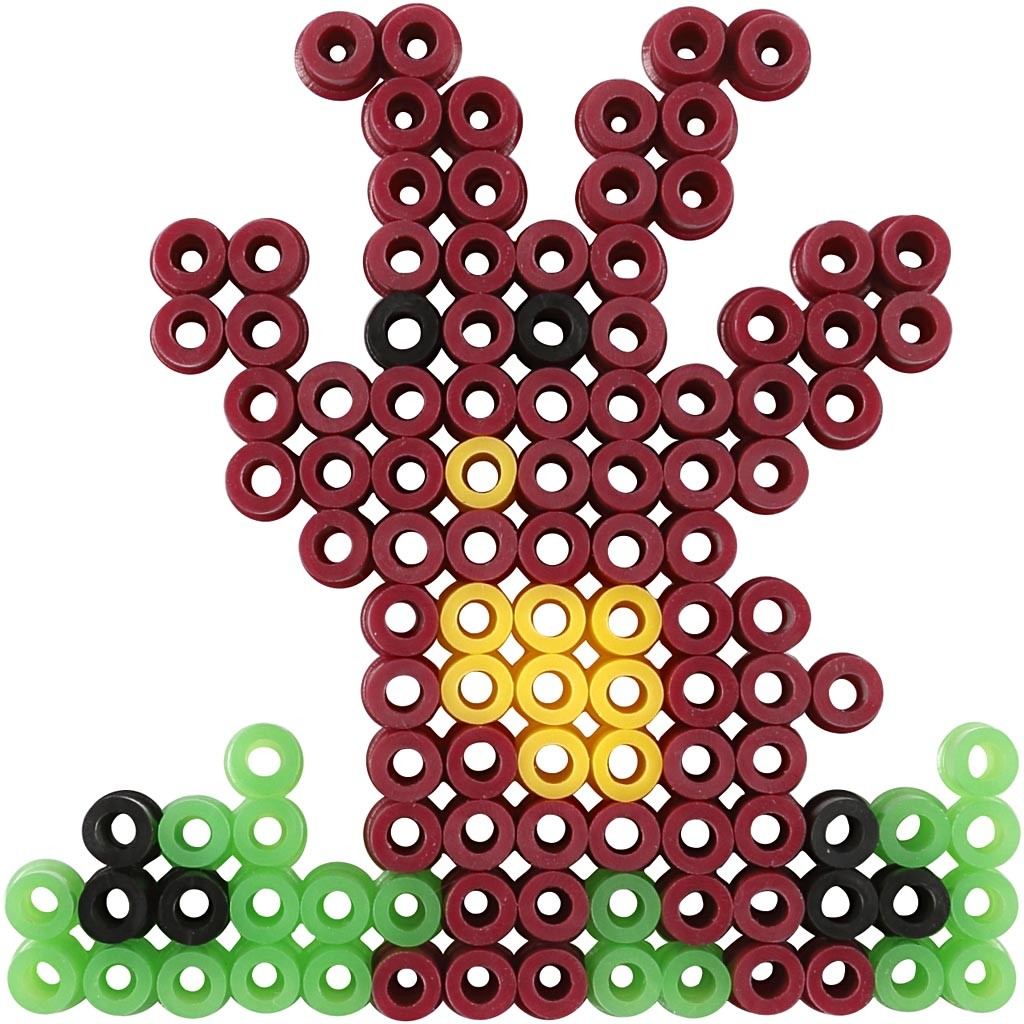 Steckplatten, Oval, Herz, Sechseck, Kreis, Quadrat und Stern, Größe 7x7,5-10,5x9,5 cm, medium, 6 Stk/ 1 Pck [HOB-75596]