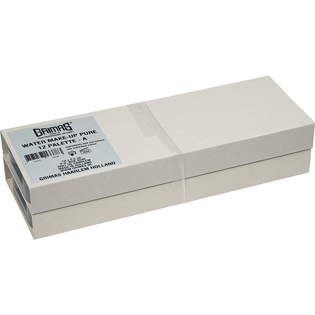 Grimas Schminkpalette, Sortierte Farben, 24x2.50 ml/ 1 Stk [HOB-77004]