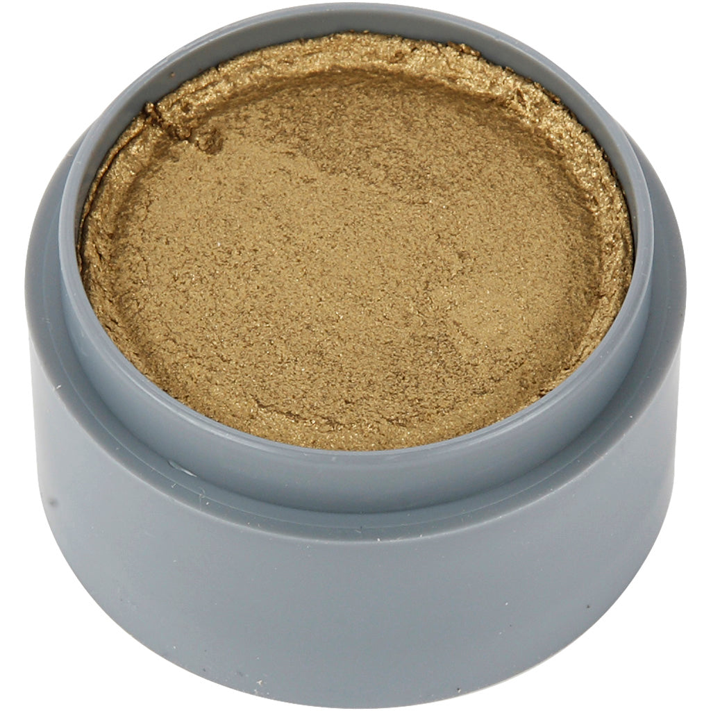 Water-based Face Paint, gold, 15ml/ 1 tub