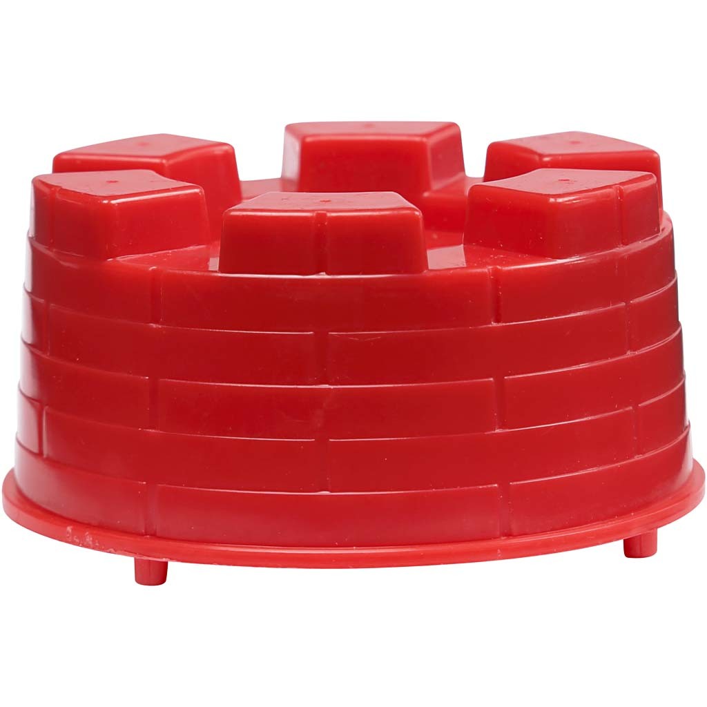 Sandförmchen, Burgen, Größe 5,5-8,5 cm, 4 Stk/ 1 Pck [HOB-78274]