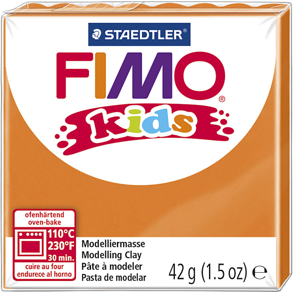 FIMO® Kids Clay, Orange, 42 g/ 1 Pck [HOB-78527]