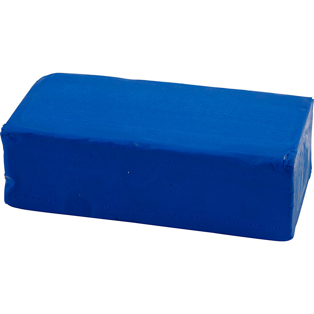 Modelling Clay, size 13x6x4 cm, blue, 500 g
