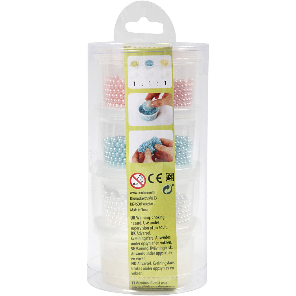 Pearl Clay®, Sortierte Farben, 3x25+38 g, 1 Set [HOB-78725]