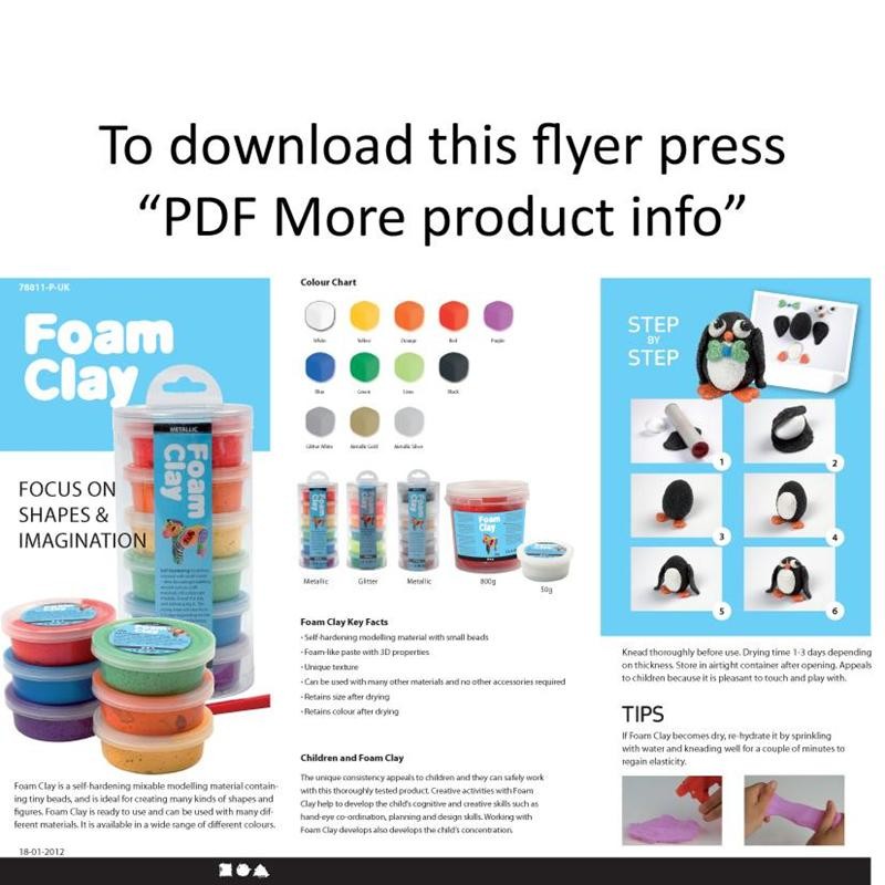 Foam Clay® , Neongelb, 560 g/ 1 Eimer [HOB-78829]