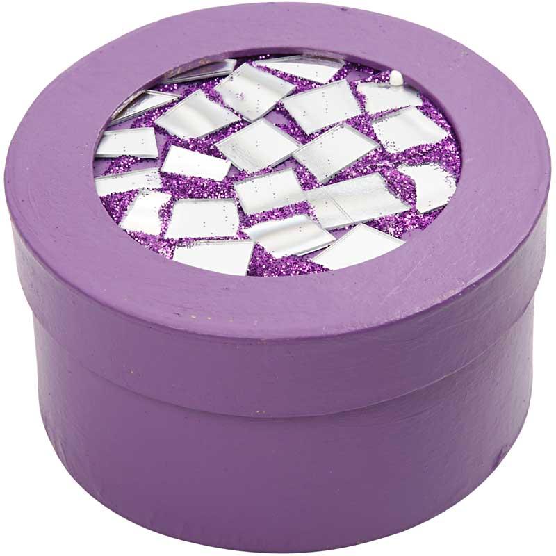 Spiegelfolie aus Plastik, Blatt 29,5x21 cm, Dicke 1,1 mm, 10 Bl./ 1 Pck [HOB-79094]