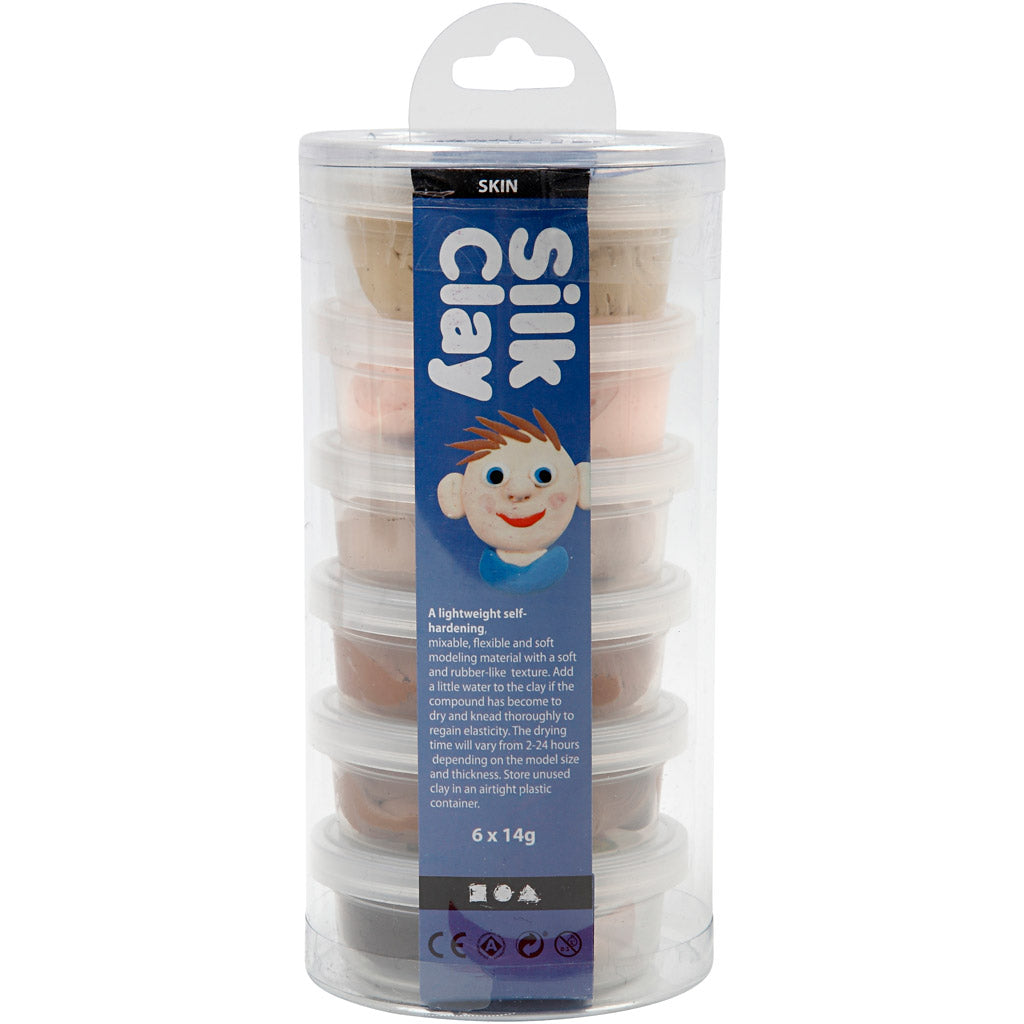 Silk Clay®, Hautfarben, 6x14 g/ 1 Pck [HOB-79142]