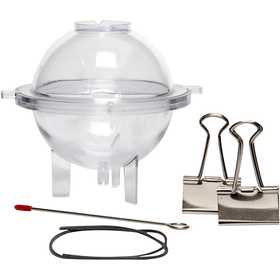 Kerzengießform, Kugel, D 80 mm, 1 Stk [HOB-79230]