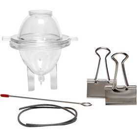 Kerzengießform, Ei, H 65 mm, D 47 mm, 1 Stk [HOB-79248]