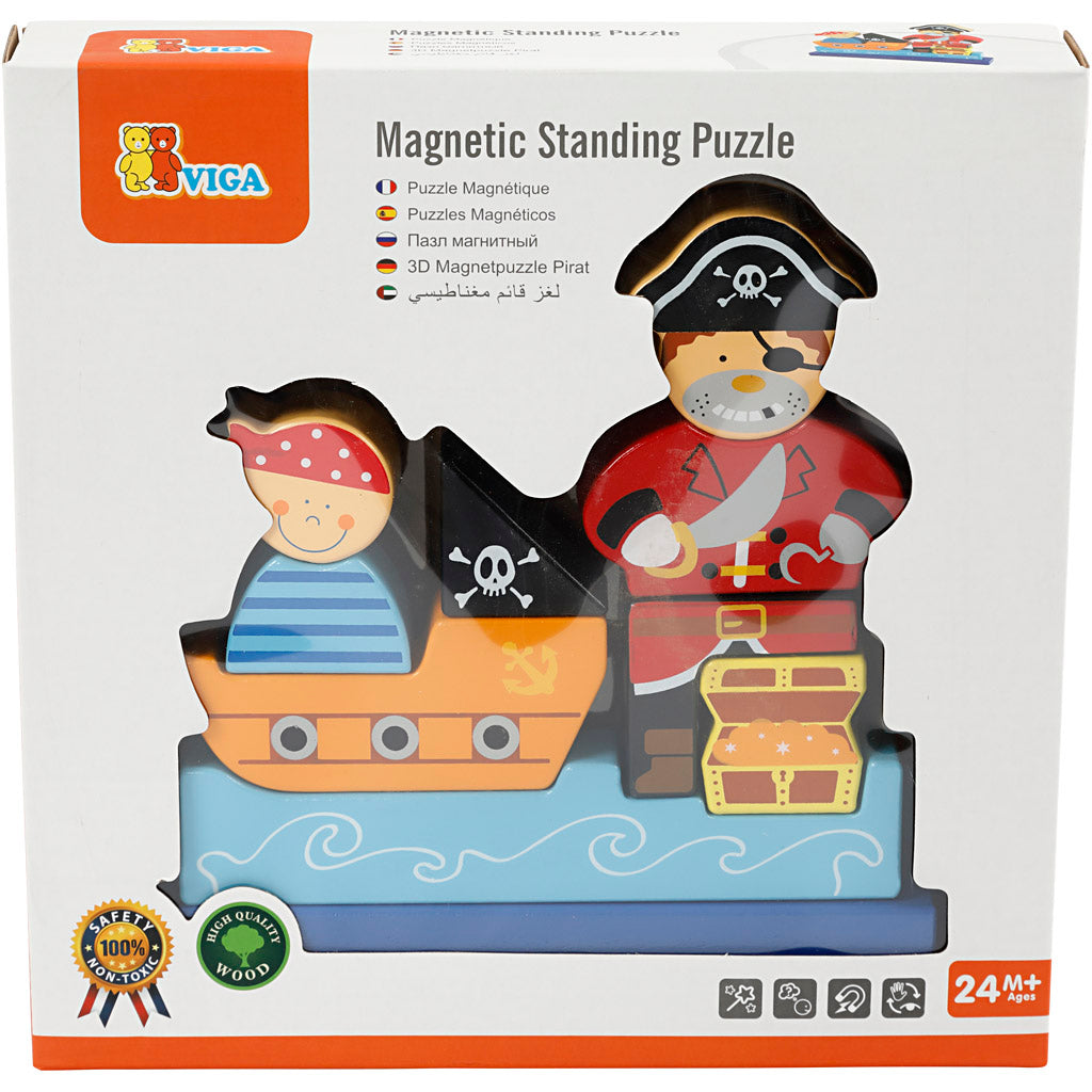 VIGA Magnetisches 3D-Puzzle, 1 Set [HOB-907740]
