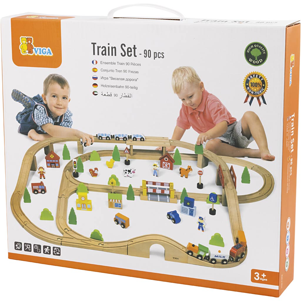 VIGA Autobahn und Stadt, 90 Teile/ 1 Set [HOB-907741]