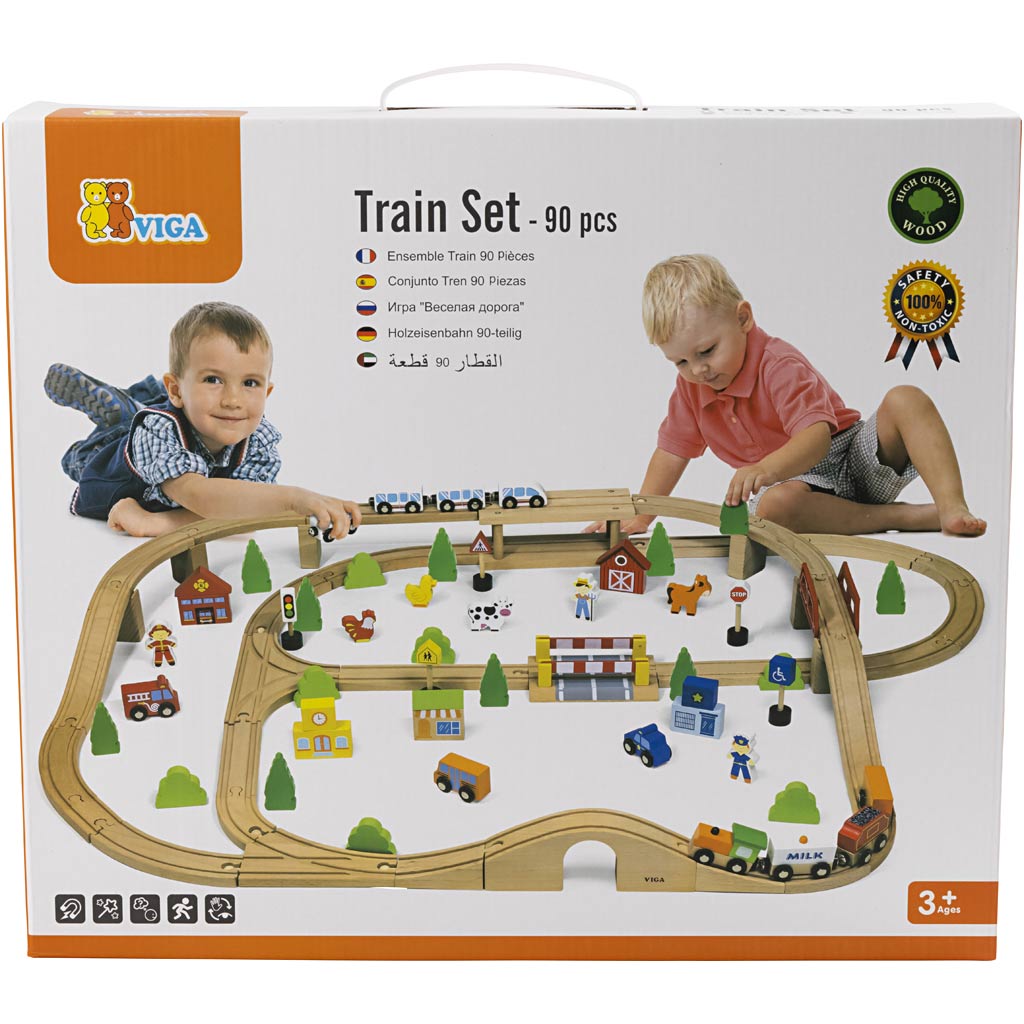 VIGA Autobahn und Stadt, 90 Teile/ 1 Set [HOB-907741]