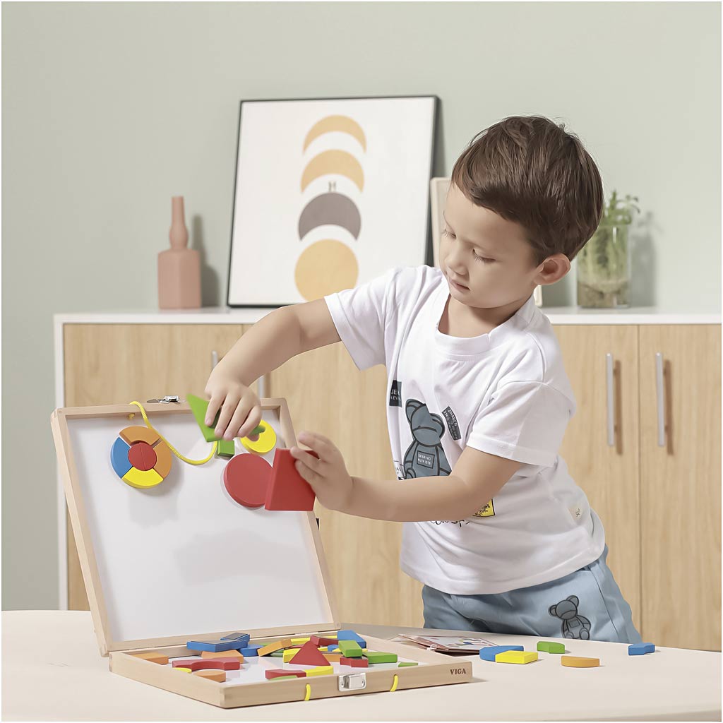 VIGA Magnetisches Activity Set, Größe 2-10 cm, 1 Set [HOB-908279]