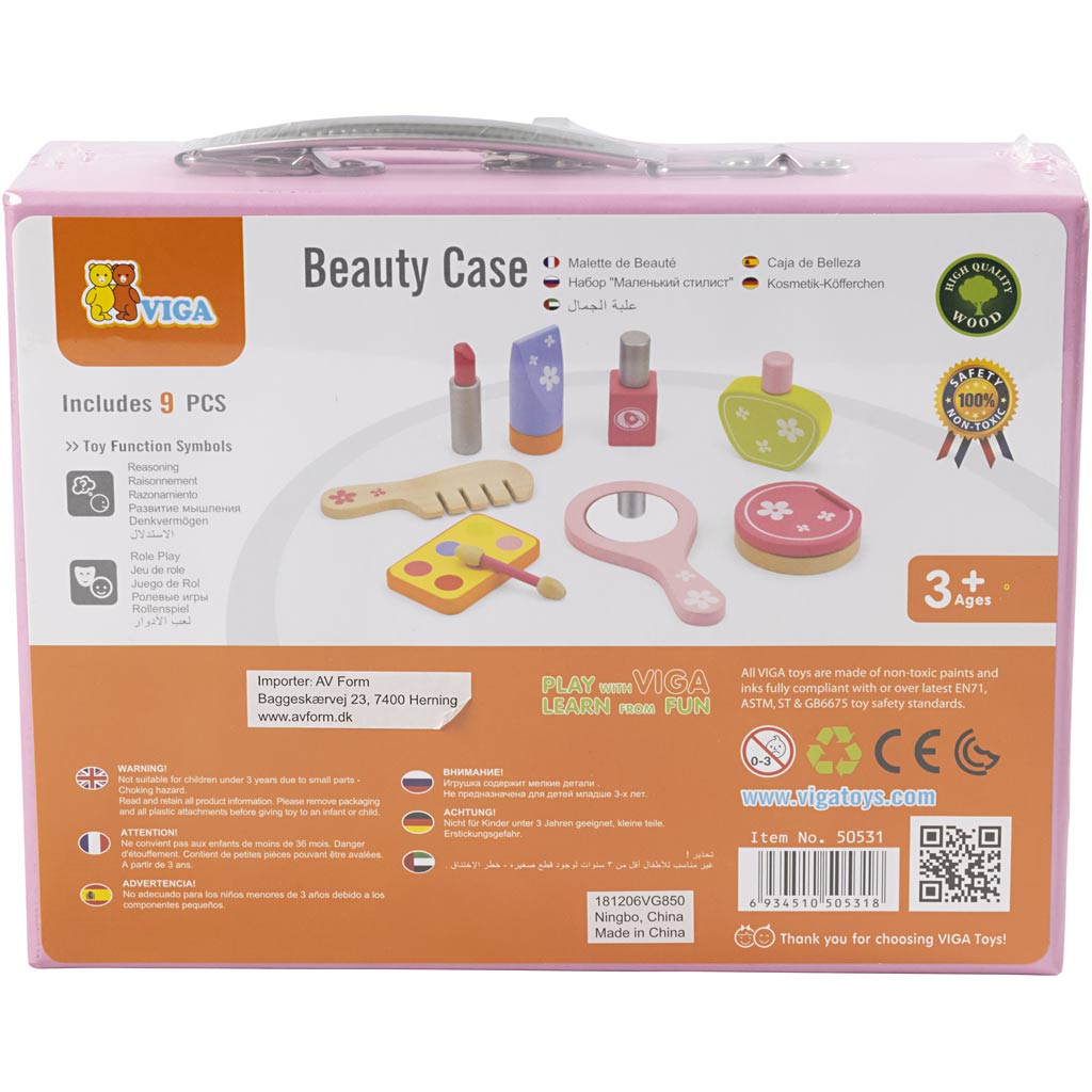 VIGA Beauty Set aus Holz, 10 Teile/ 1 Set [HOB-908491]