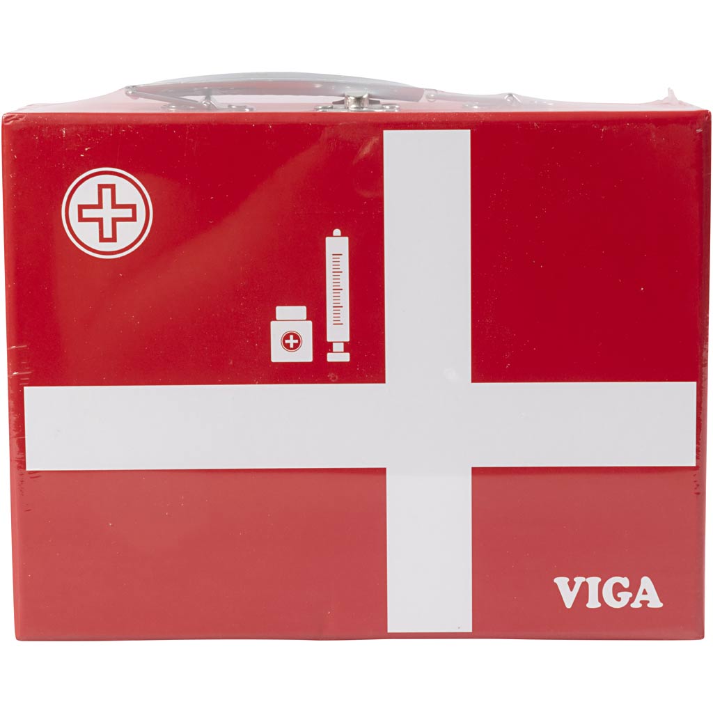 VIGA Arztkoffer aus Holz, 11 Teile/ 1 Set [HOB-908492]
