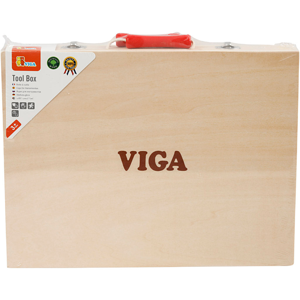 VIGA Holzwerkzeug , Größe 24x32 cm, 12 Teile/ 1 Set [HOB-908493]